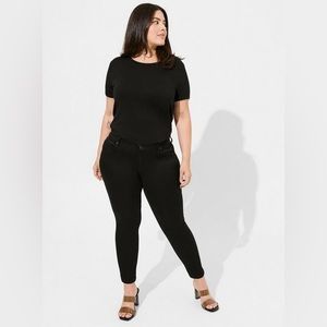 Torrid Mid-Rise Black Denim Pants 24S
